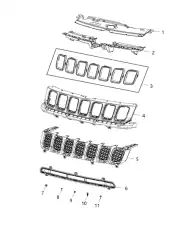 TRIM RING 68405259AA CHRYSLER