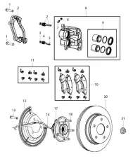 Датчик ABS CHRYSLER 68170065AE