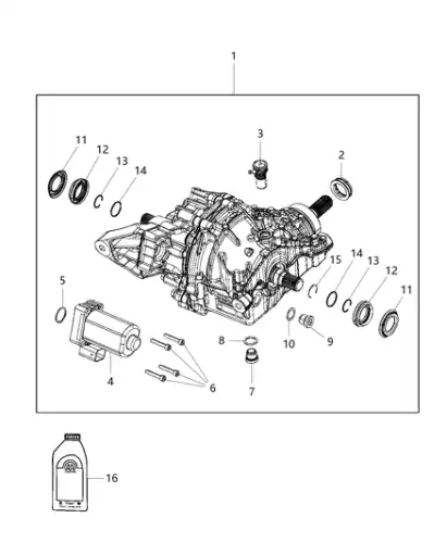68408734AA SEAL CHRYSLER