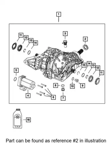 68408735AA SEAL CHRYSLER