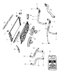 CLAMP 68042060AA CHRYSLER