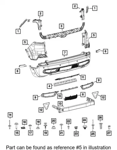 FASCIA 68410392AA CHRYSLER