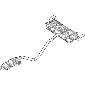 MUFFLER 68171651AG CHRYSLER