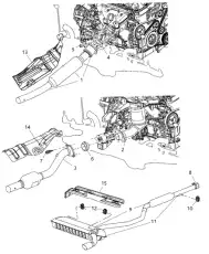 CONVERTER 68043484AA CHRYSLER