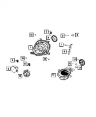 Фара CHRYSLER 68172230AC
