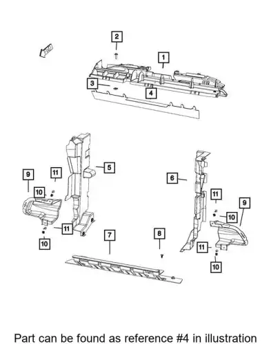 SEAL 68423427AA CHRYSLER