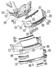 FASCIA 68424184AA CHRYSLER