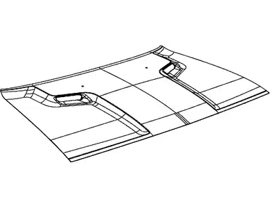 HOOD 68044225AC CHRYSLER