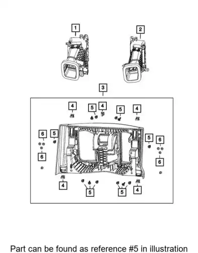 SCREW 68427115AA CHRYSLER