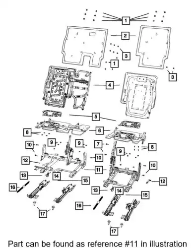 BASE 68044740AA CHRYSLER