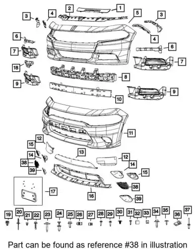 COVER 68280493AA CHRYSLER