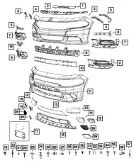 BRACKET 68280499AA CHRYSLER