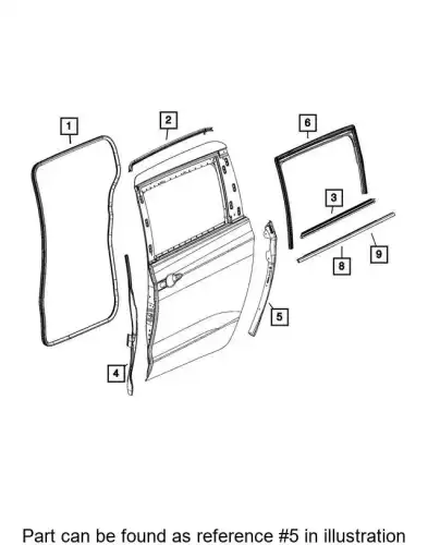 SEAL 68280519AB CHRYSLER