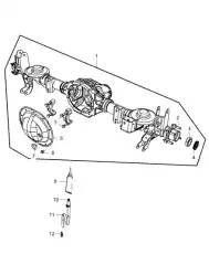 68046214AD REAR AXLE CHRYSLER
