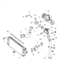 HOSE 68047331AA CHRYSLER
