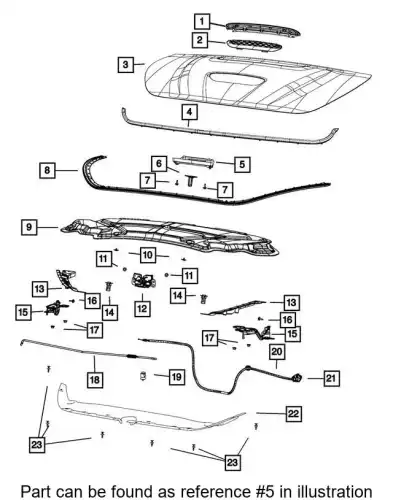 SEAL 68184596AB CHRYSLER