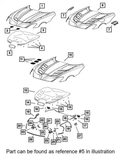 SEAL 68184977AA CHRYSLER