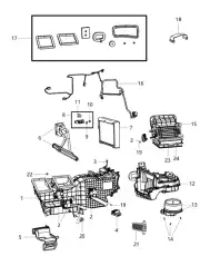 SEAL KIT 68048898AA CHRYSLER