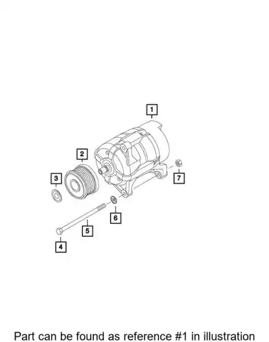 Генератор CHRYSLER 68187440AA