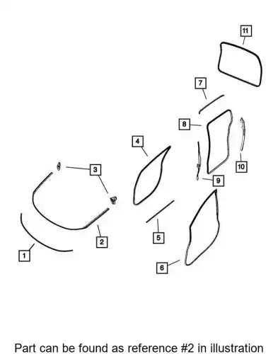 SEAL 68188814AA CHRYSLER