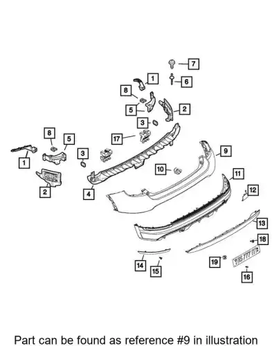 FASCIA 6BA75TZZAA CHRYSLER