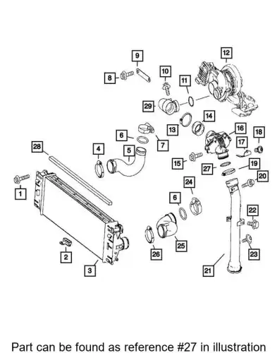 SEAL 68051341AA CHRYSLER