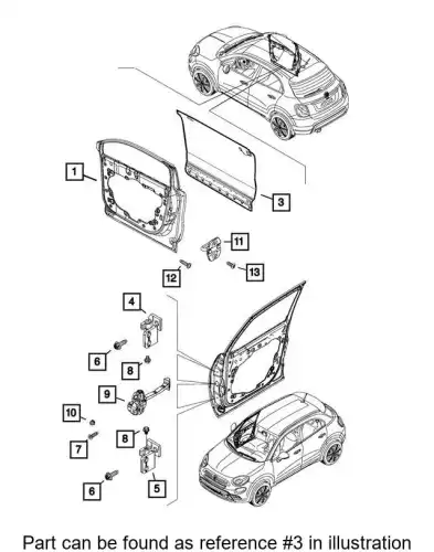 PANEL 68285377AA CHRYSLER