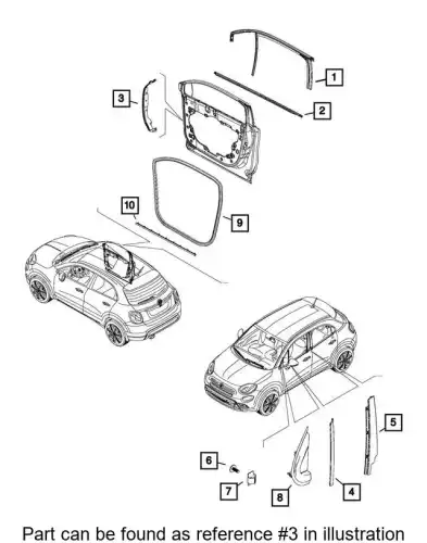 SEAL 68285502AA CHRYSLER