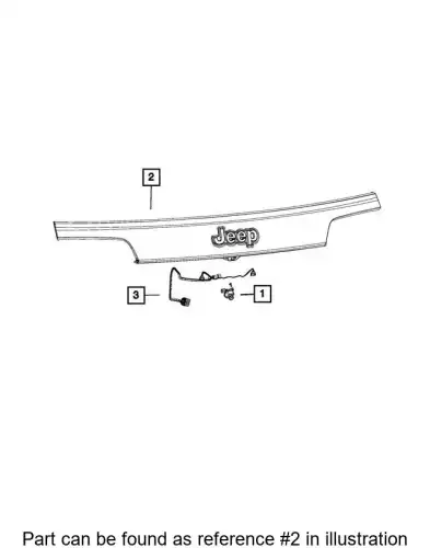 APPLIQUE 6BK44AXRAA CHRYSLER