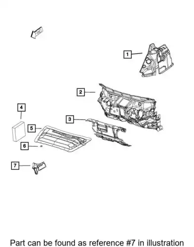 SILENCER 68190583AA CHRYSLER
