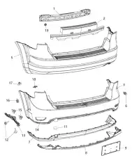 BRACKET 68190681AD CHRYSLER
