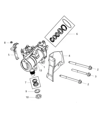 SEAL KIT 68053784AA CHRYSLER
