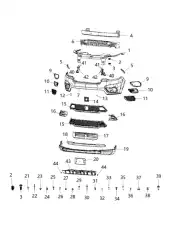 BEZEL 68287995AB CHRYSLER