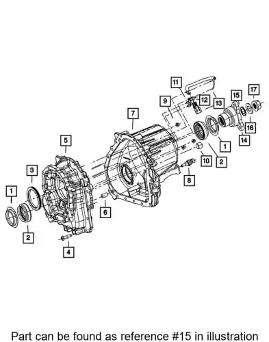 SEAL 68055343AA CHRYSLER