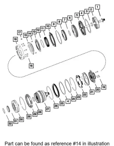 BOLT 68192855AA CHRYSLER