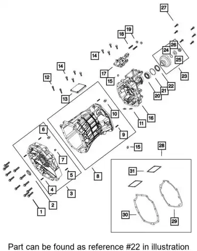 SEAL 68056416AA CHRYSLER