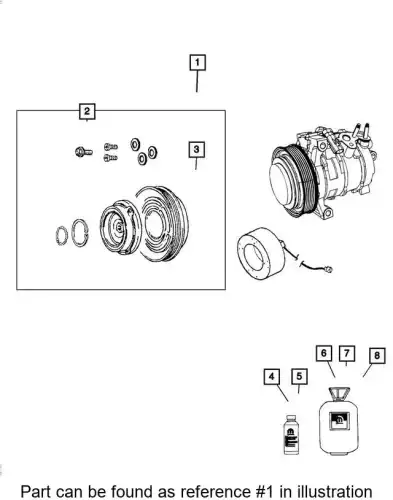 COMPRESOR 68292169AB CHRYSLER