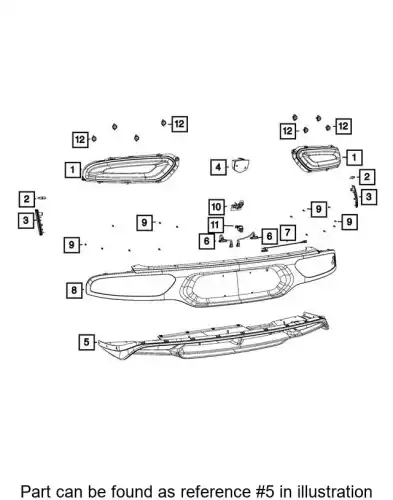 PANEL 68292407AA CHRYSLER