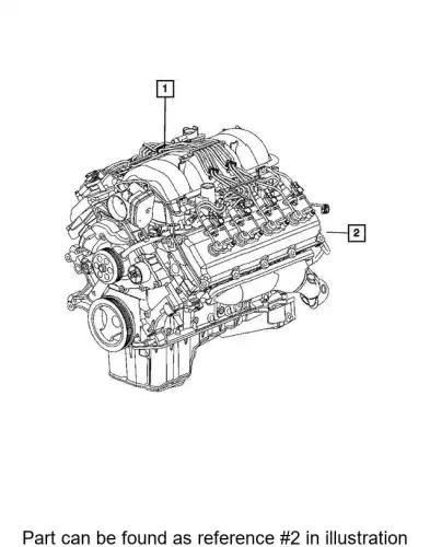 ENGINE 68293552AA CHRYSLER