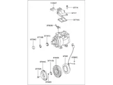 компрессор кондиционера Hyun 97701-2D100 HYUNDAI