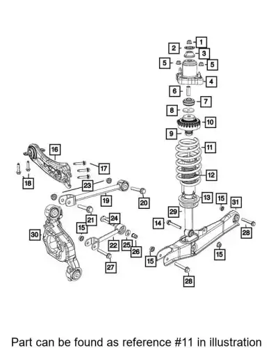SPRING 68065244AB CHRYSLER