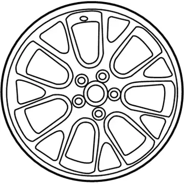 WHEEL 6DB71VXWAA CHRYSLER