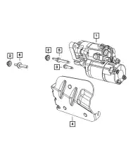 Стартер CHRYSLER 68066177AB