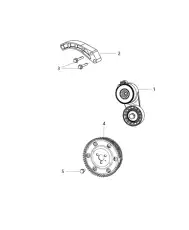 TENSIONER 68201164AA CHRYSLER