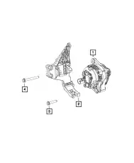 Генератор CHRYSLER 68201178AB