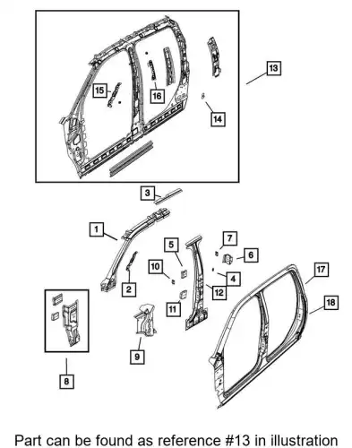 PANEL 68066892AF CHRYSLER