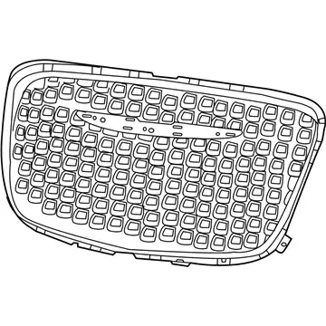 Решетка радиатора CHRYSLER 6DF46DX8AB