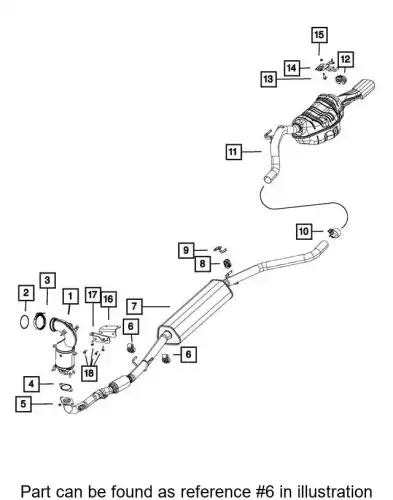 ISOLATOR 68201396AA CHRYSLER