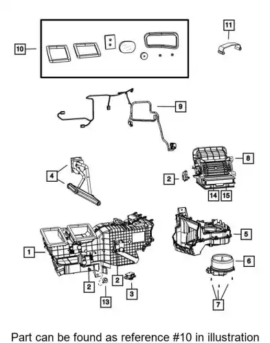 SEAL KIT 68068725AA CHRYSLER