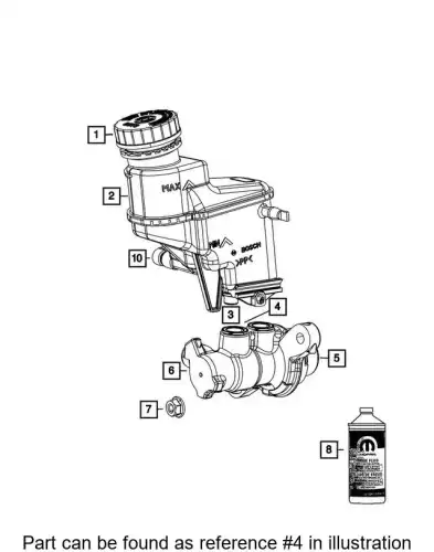 GROMMET 68204431AA CHRYSLER